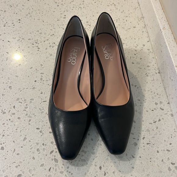 Franco Sarto Black Block Heels - Picture 2 of 7